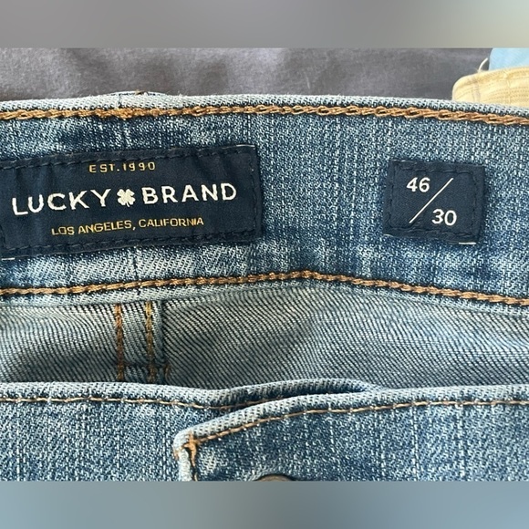 LUCKY Jeans 181 Relaxed Straight Blue Jeans Men’s Size 42. - Picture 6 of 16